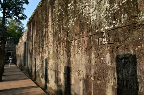 大吳哥 Angkor Thom 巴揚寺 Bayon 石雕壁畫