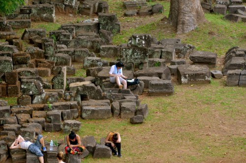 大吳哥 Angkor Thom 巴本寺 Baphuon Jamie