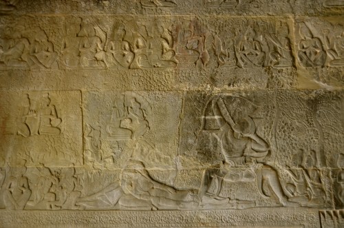 小吳哥 Angkor Wat 西南角樓浮雕