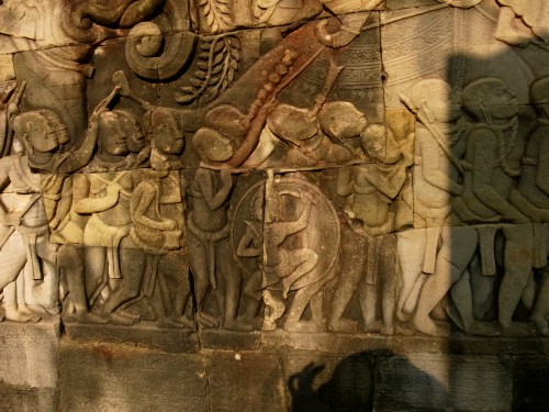 大吳哥 Angkor Thom 巴揚寺 Bayon 石雕壁畫