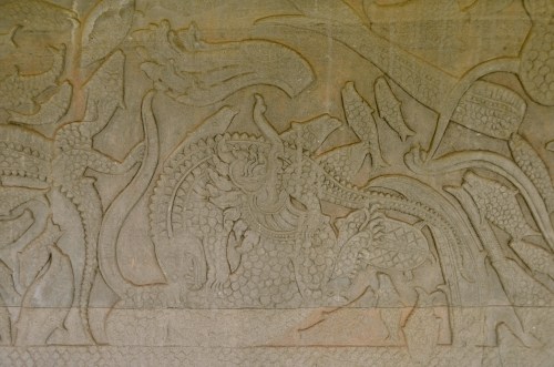 小吳哥 Angkor Wat 乳海翻騰浮雕