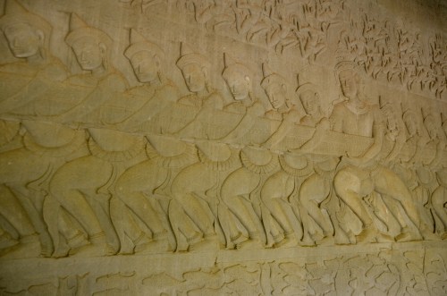 小吳哥Angkor Wat乳海翻騰浮雕