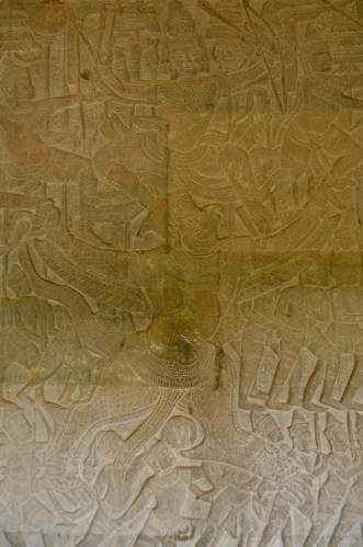 小吳哥 Angkor Wat 黑天大勝波諾浮雕